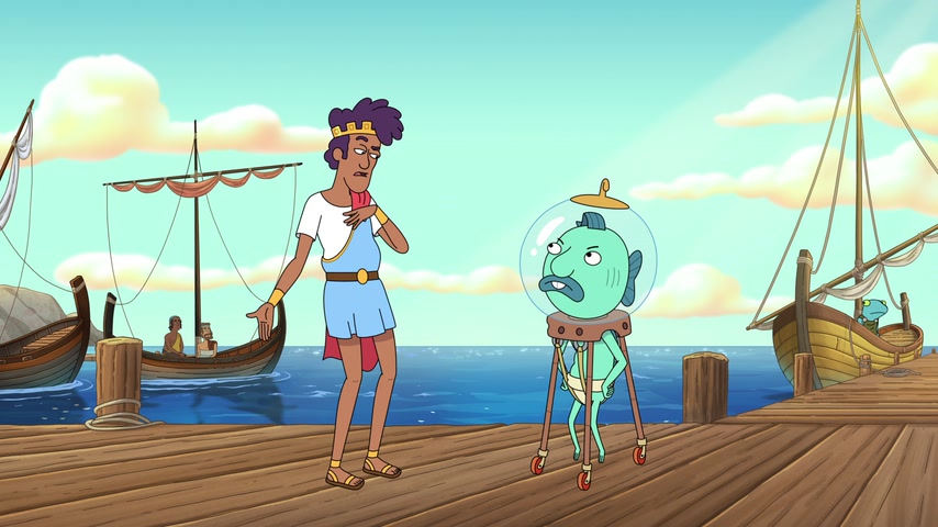 Большой человек на гиппокампе Скриншот 16