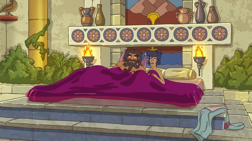 Мужчина Женщина Стол Стулья Еда Скриншот 13