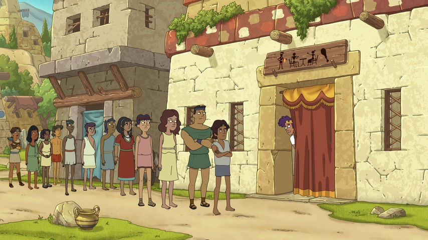 Мужчина Женщина Стол Стулья Еда Скриншот 15