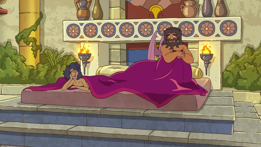 Мужчина Женщина Стол Стулья Еда Скриншот 19